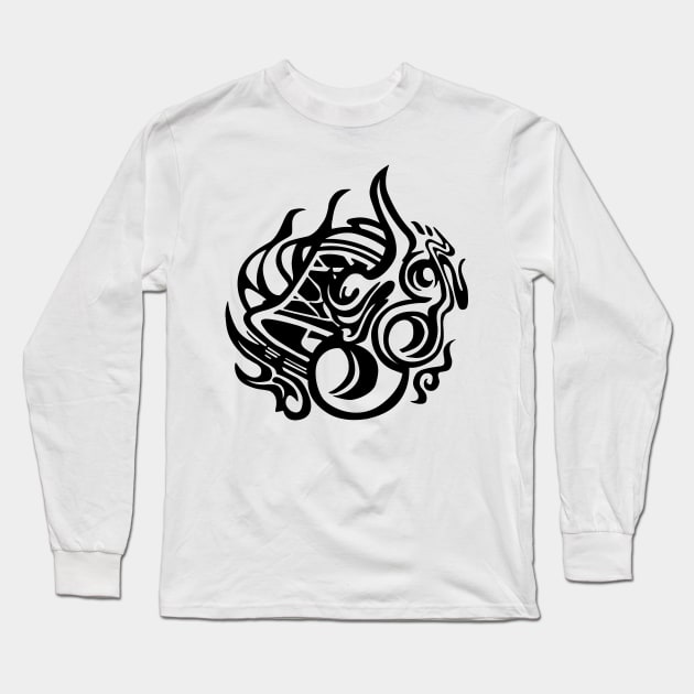 Hestia Familia - Black Long Sleeve T-Shirt by Pasta_Sauce